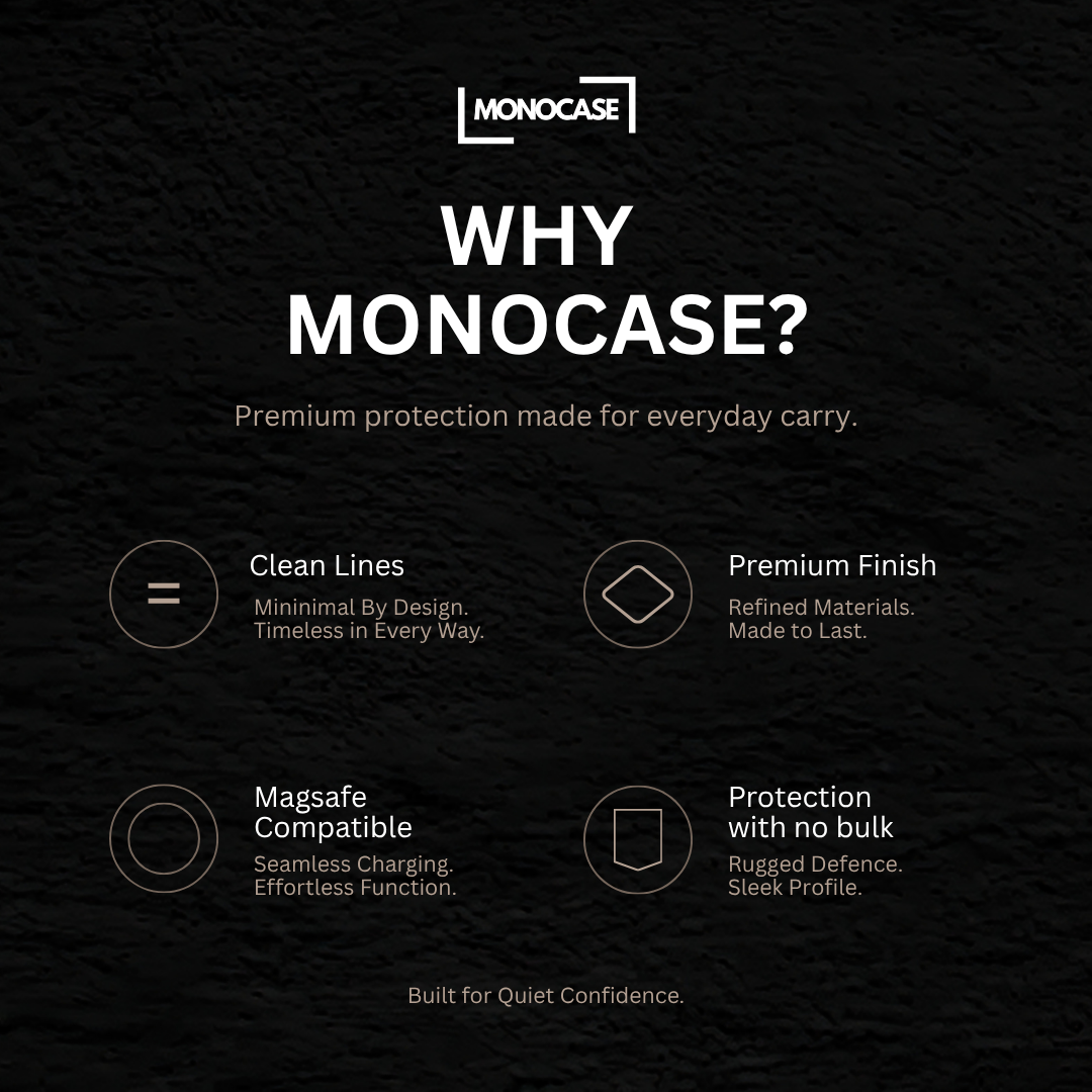Why Monocase? Premium Phone Cases Built for Protection, Style and Everyday Carry