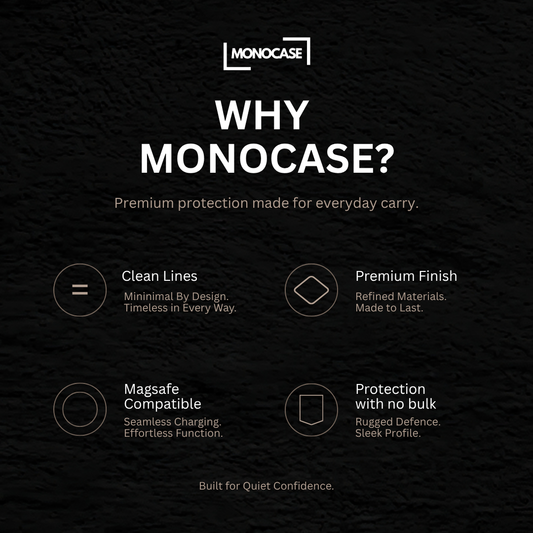 Why Monocase? Premium Phone Cases Built for Protection, Style and Everyday Carry