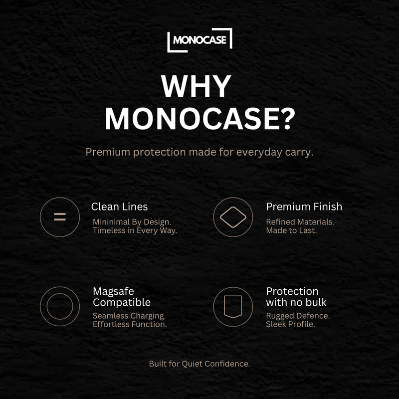 Why Monocase? Premium Phone Cases Built for Protection, Style and Everyday Carry