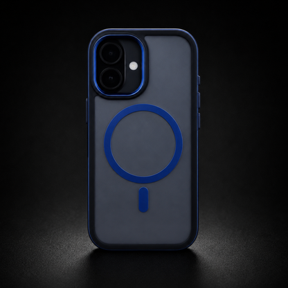 Monocase Luxe - iPhone 16 (Navy Blue)