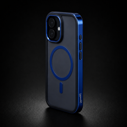 Monocase Luxe - iPhone 16 (Navy Blue)